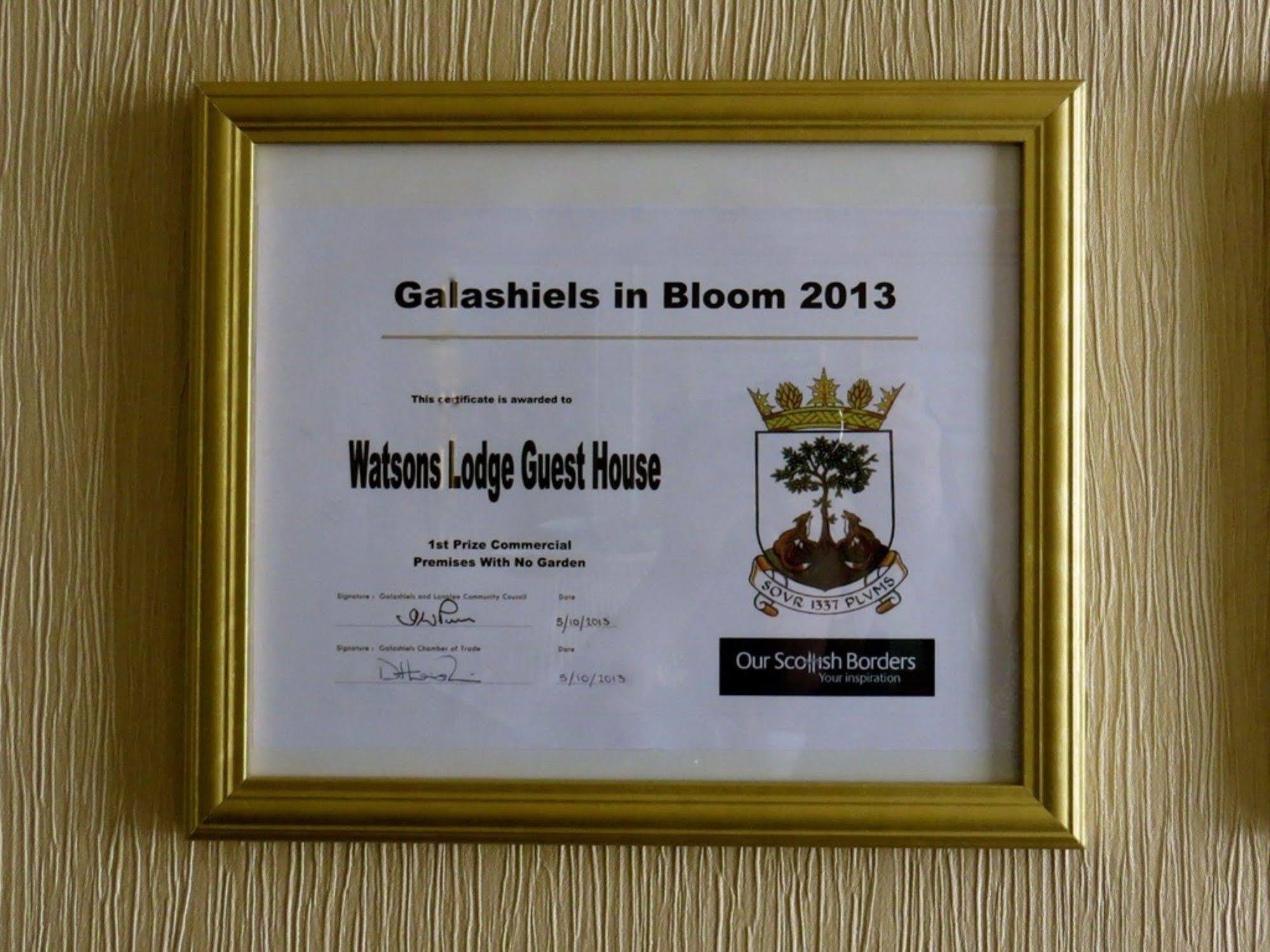 Watson Lodge Guest House Galashiels Exterior foto